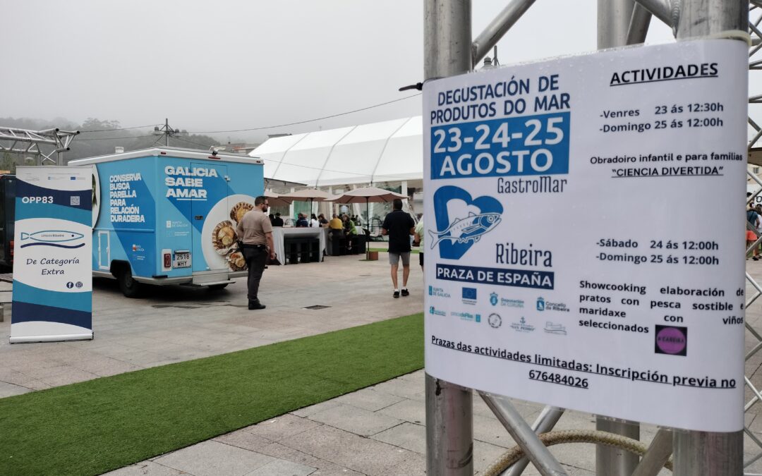 O LIRIO DE RIBEIRA, O XURELO E A SARDIÑA DA OPP83 EN GASTROMAR