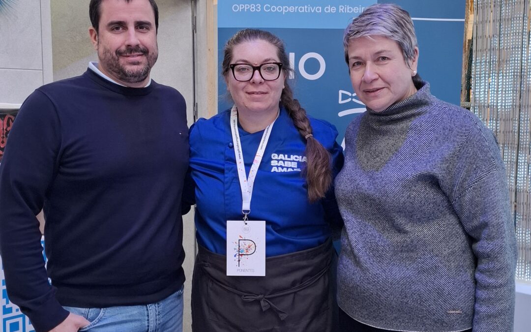 A xarda e o Lirio de Ribeira namoran no Galicia Fórum Gastronómico