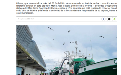 Reportaje de Industrias Pesqueras sobre el Lirio de Ribeira